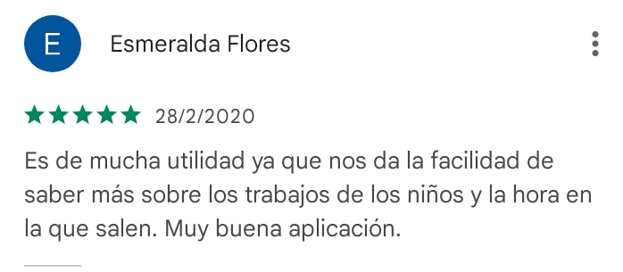 MiEscuela Comentarios de Clientes